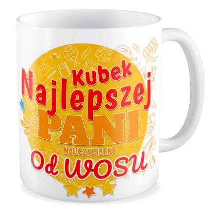 Kubek na DZIEŃ NAUCZYCIELA Najlepsza Pani od WOSu